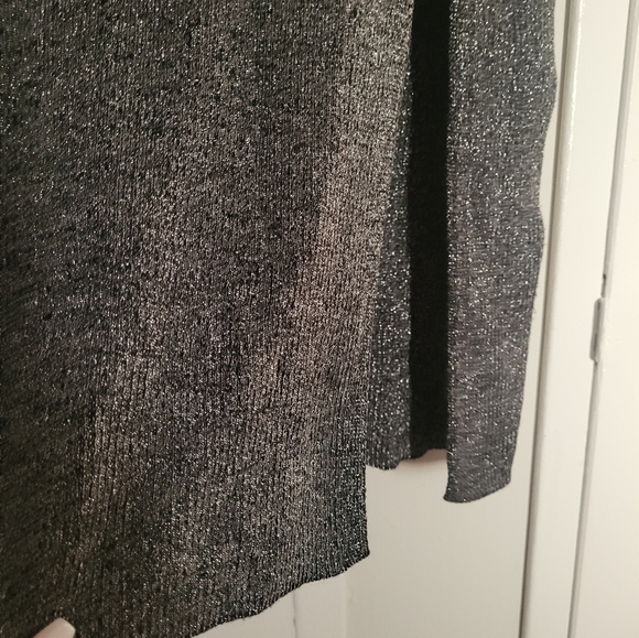 ZARA, METALLIC THREAD KNIT SKIRT - Picture 3 of 7